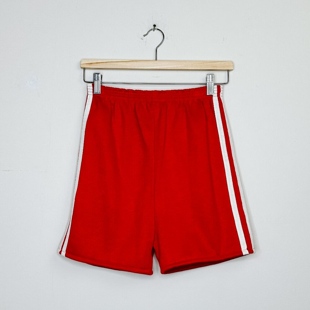60's Red Varsity Stripe Track Pants